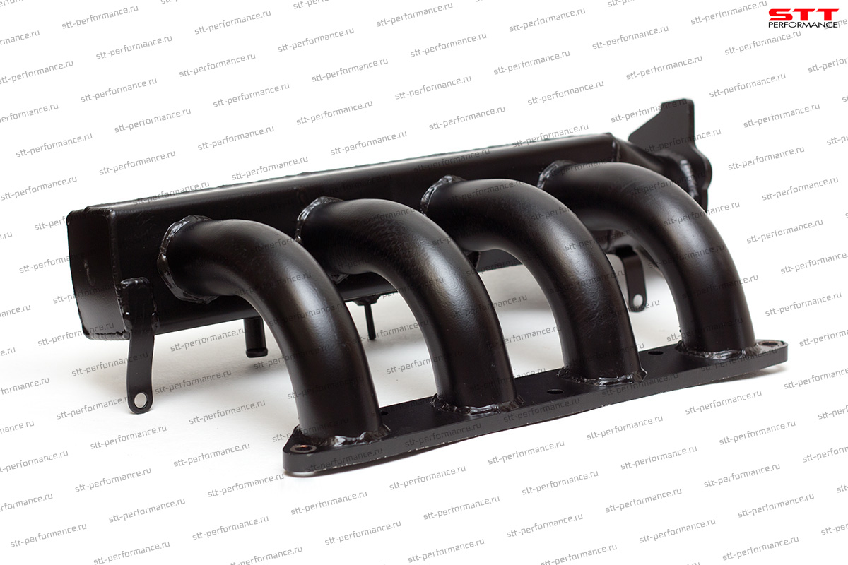 Ресивер "Stt-performance" 16V Lada Kalina/Granta, квадратный, (механическая заслонка 2112), фланец ø43мм