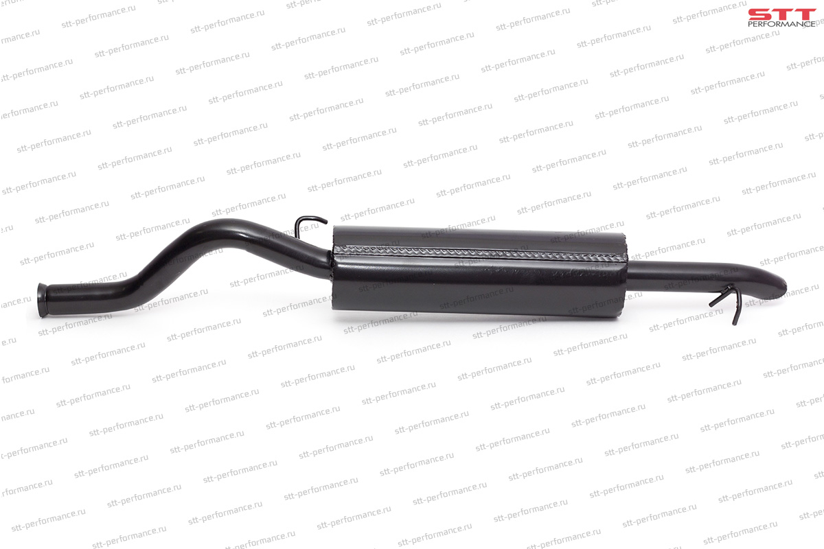 Глушитель «STT» прямоточный, для а/м Lada Priora, хэтчбек