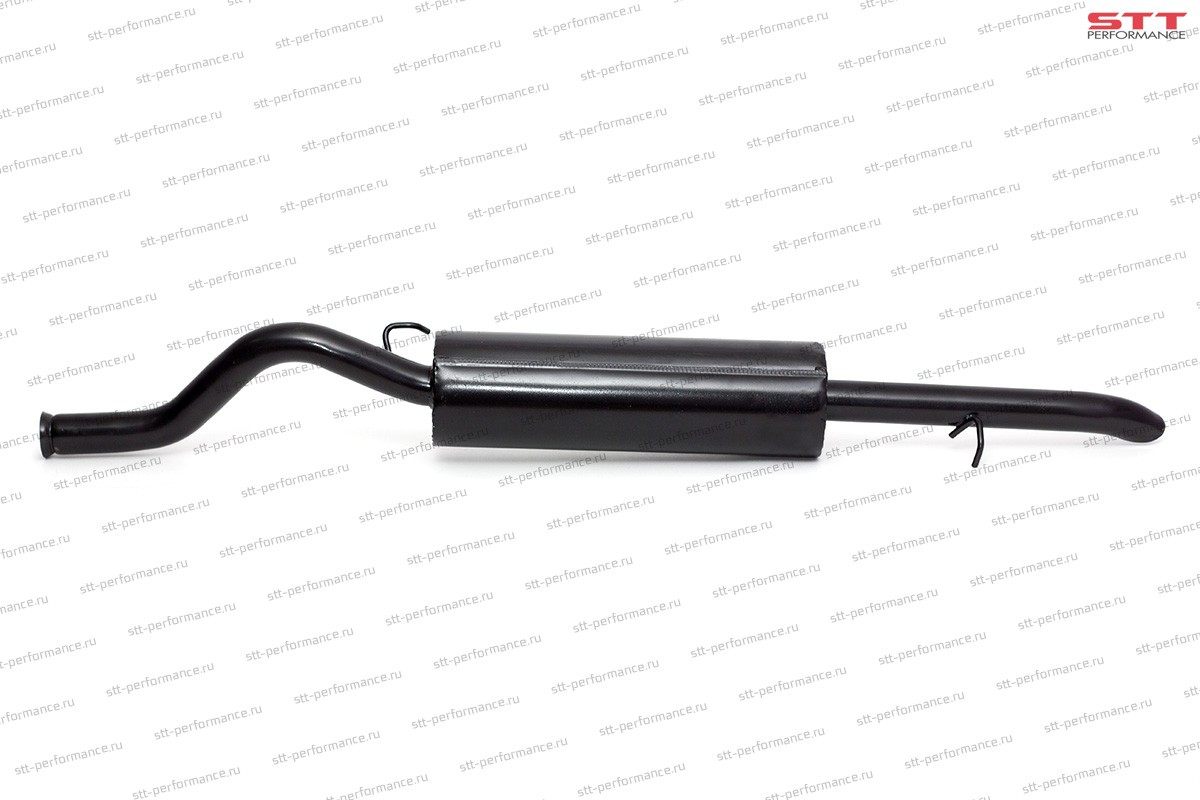 Глушитель «STT» прямоточный, для а/м Lada Priora, седан/универсал