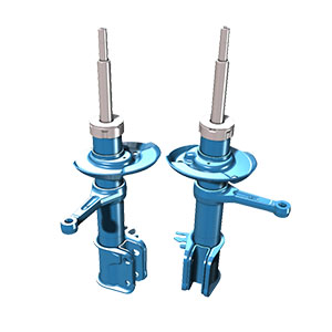 Комплект стоек амортизаторных передней подвески CROSS