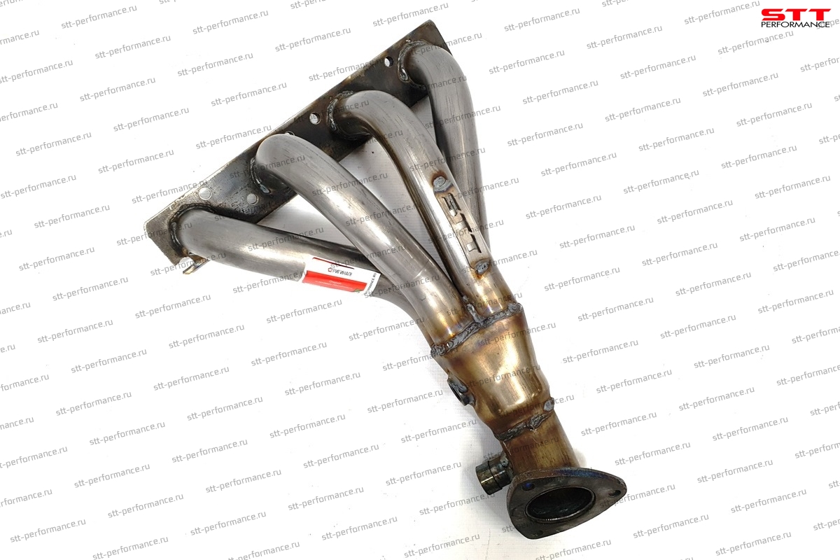 Вставка замены катализатора Lada Vesta 1.8 16V “STT” (два датчика кислорода) нержавеющая сталь