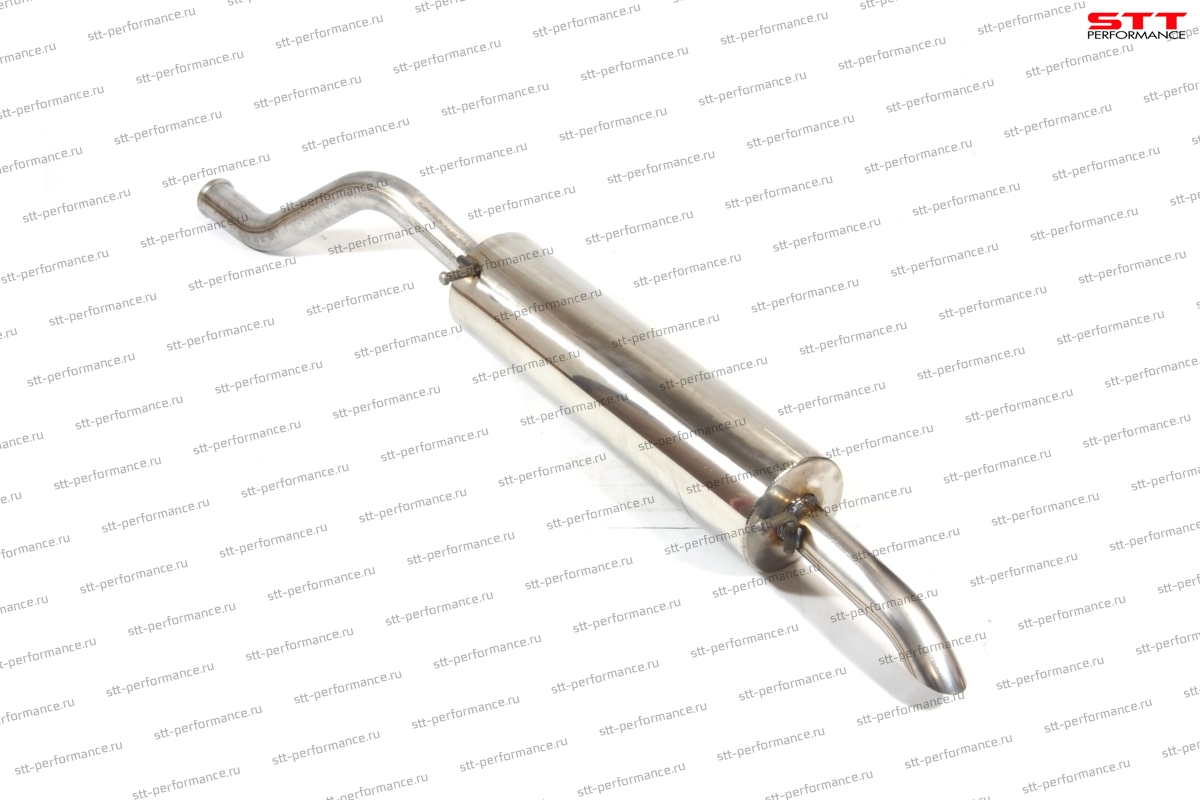 Глушитель «STT» прямоточный, для а/м Lada Vesta (нержавеющая сталь)