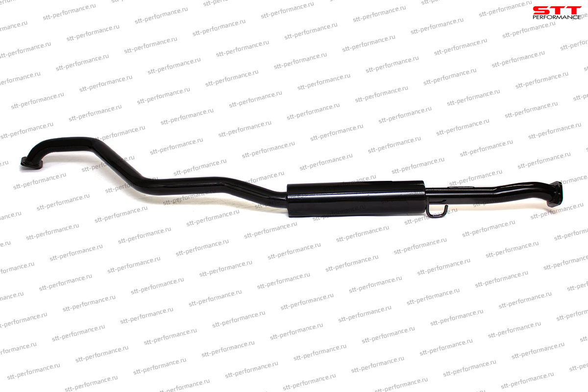 Резонатор "STT", прямоточный, для Hyundai Solaris (до 2017 г.в.)