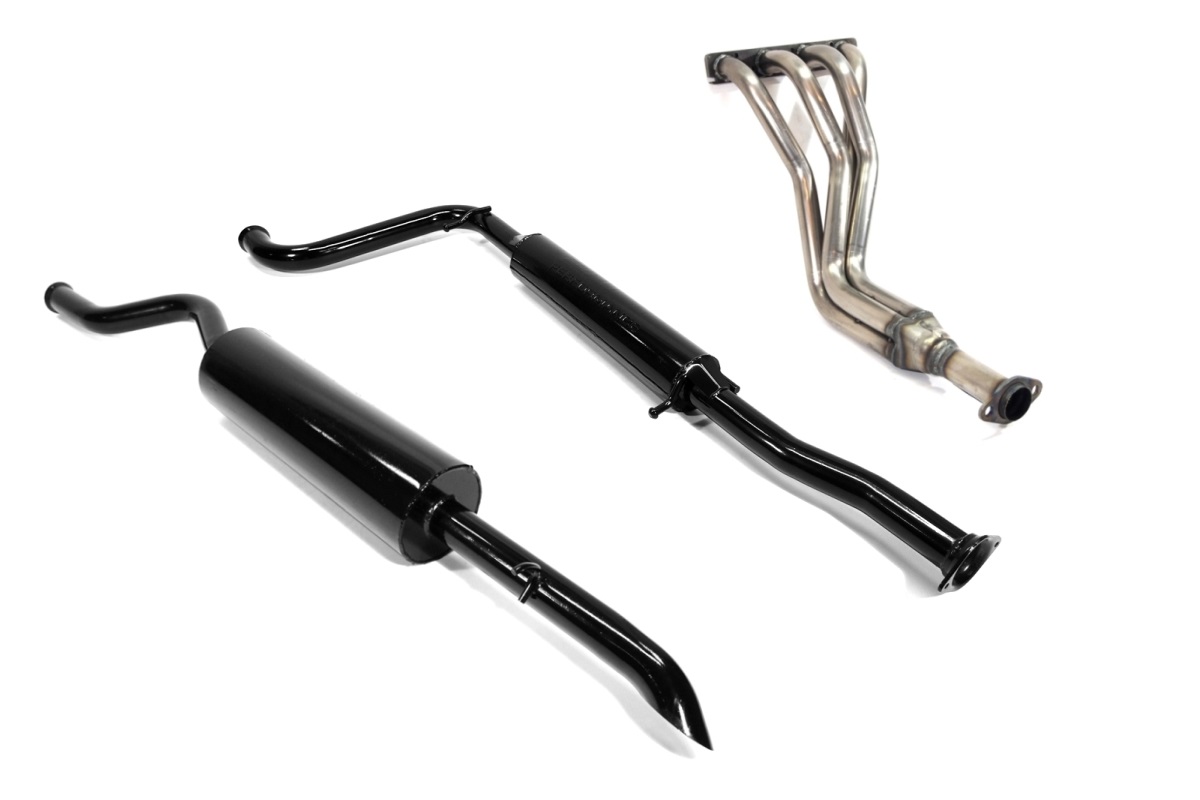 Комплект выхлопной системы "STT" Lada Priora 16V седан/универсал (паук 16V 4-2-1 СПОРТ, резонатор, глушитель круглый) ID:28230